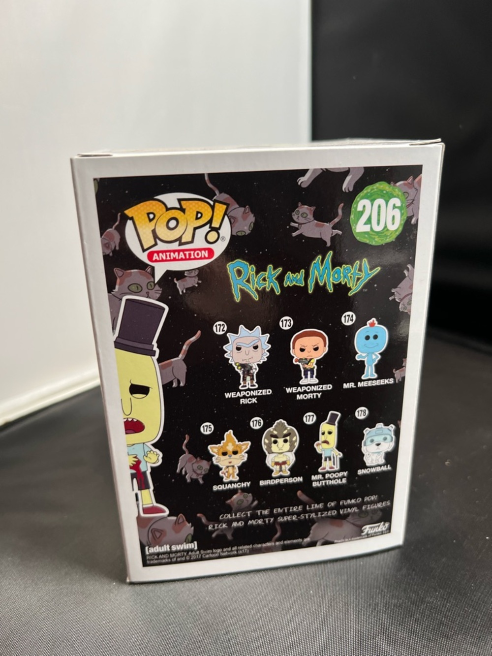 Funko Pop! Rick and Morty #206 Mr. Poopy Butthole Mint Box Vinyl Figure - Picture 3 of 4